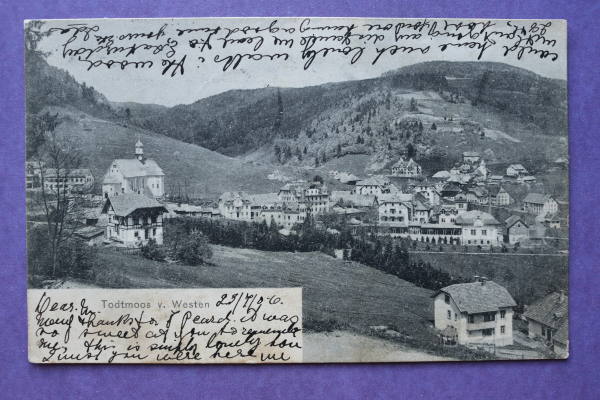 Ansichtskarte AK Todtmoos 1906 Westen Ortsansicht